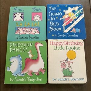 4pc Sandra Boynton Board Book Set
